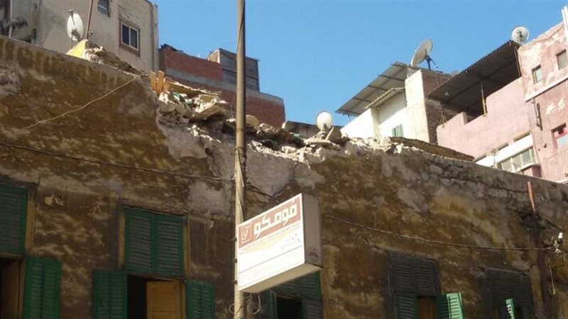 انهيار عقار-الإسكندرية