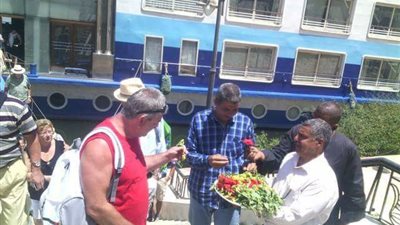 وفد من 83 سائح ألماني يزور معبد أبيدوس في سوهاج