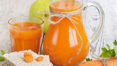 طريقة عمل عصير المشمش والجزر