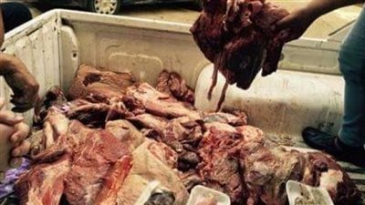 تقرير رسمي..  ضبط 1.6 طن لحوم ودواجن وأسماك فاسدة في 7 محافظات