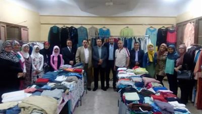 صور| إفتتاح المعرض الخيري للملابس الجاهزة بالمجان بشبرا الخيمة