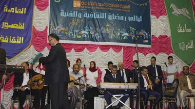 إنطلاق فعاليات إحتفالات الليالي الرمضانية الثقافية والفنية بقصر ثقافة الزقازيق