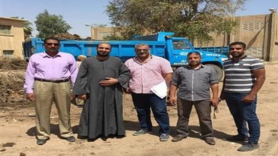 صور | البدء فى انشاء وحدة مطافي اولاد عليو بسوهاج