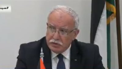 المالكي: نسعى لإقرار العدل وعودة الحق للشعب الفلسطيني 