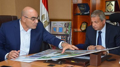 صور| وزير الرياضة يلتقي بالمهندس هشام نصر رئيس الاتحاد المصري لكرة اليد