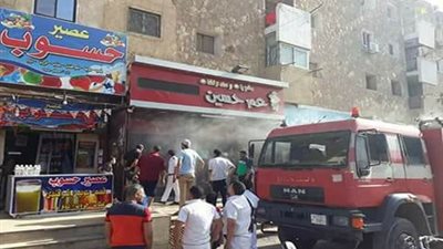 الحماية المدنية تنحج فى السيطرة على حريق بمطعم مشويات بالإسماعيلية