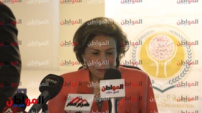 صور| مرفت التلاوي: عدم اقناع رؤساء الشعوب العربية بدور المرأة يقودهم للفشل