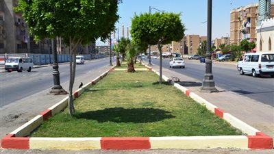 تجميل الجزيرة الوسطي بـ