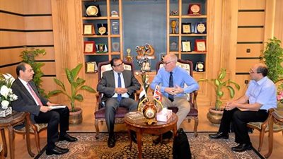 جامعة المنصورة تستقبل وفد جامعة ابردين البريطانية لـ