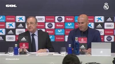 رئيس ريال مدريد: كنت أود بقاء زيدان.. وقرار رحيله أحزنني جدًا