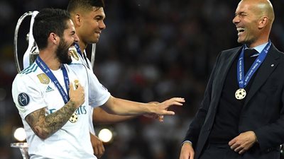 نجما ريال مدريد يودعان زيدان