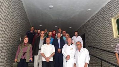 وكيل صحة الدقهلية يتفقد مستشفى أجا المركزى 