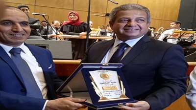 صور| نقابة الصحفيين تكرّم وزير الرياضة في احتفالية 