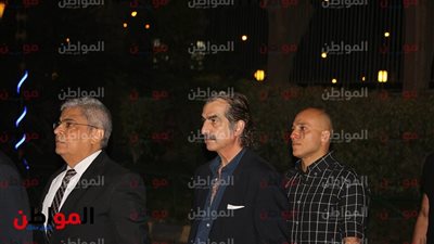 صور| عصام شلتوت في عزاء نجل محمد فضل