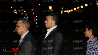 صور| محمد مرجان في عزاء نجل محمد فضل