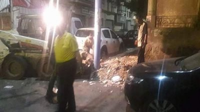 رفع ١٠ طن من مخلفات القمامة بـ