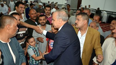 صور| افتتاح مسجد الشيخ سيدى سلامة بقرية طنان بـ