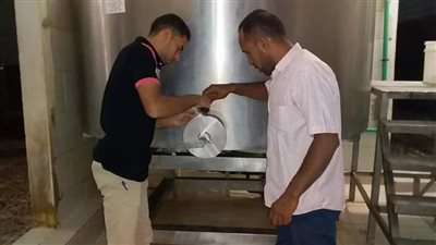 ضبط 1700 لتر لبن غير صالح للإستهلاك الآدمي بالفشن  