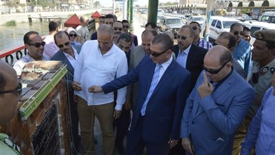 افتتاح كورنيش ترعة الزاوية وميت يزيد بـ