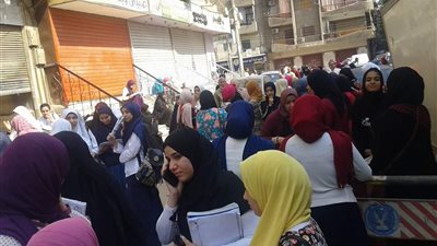 صور|بدء امتحانات الثانوية العامة 2018 في بني سويف 