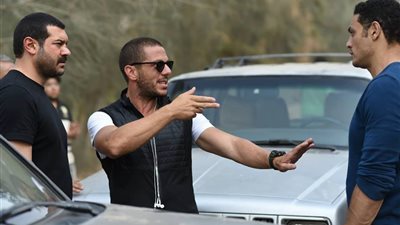 صور| محمد على يتدرب على مشاهد المطاردات في 
