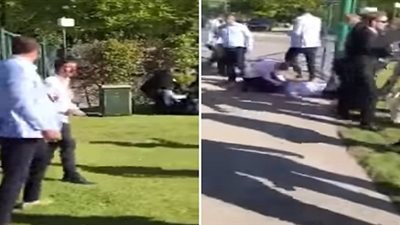 فيديو| مشاجرة تحول حفل الزفاف إلى ساحة قتال.. والعروسين يتولان 