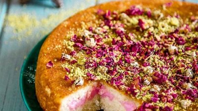 حلوك عندنا| طريقة عمل بسبوسة محشية بالكاسترد