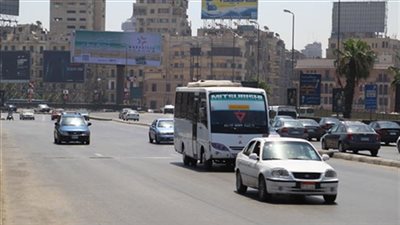 سيولة مرورية بمحاور وميادين محافظة الجيزة 