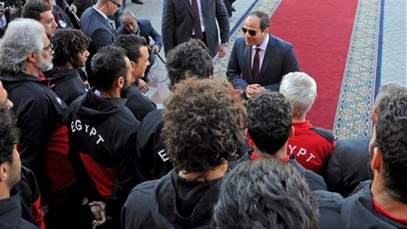 الرئيس السيسي يستقبل