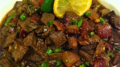 قبل عيد الفطر المبارك 2018| كبدة اللحم بالبصل على الطريقة السعودية