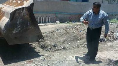 رفع 20 طنًا من المخلفات الصلبة بطرق البلينا جنوبي سوهاج
