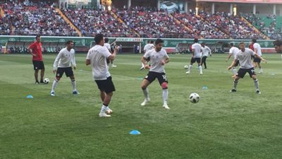 الفراعنة في كأس العالم| صور.. المران الأول لـ