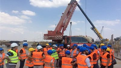 صور| طلائع وشباب الغربية يزور مشروعات الأنفاق بـ