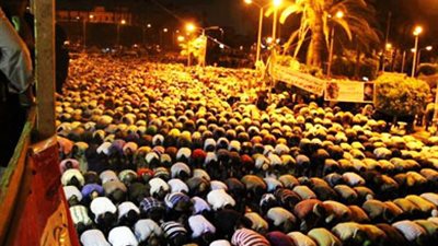 فيديو| صلاة التهجد من مسجد النور بالعباسية