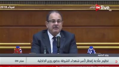 فيديو| وزير الداخلية لأسر الشهداء: جميعنا ننحنى لكم احترامًا 