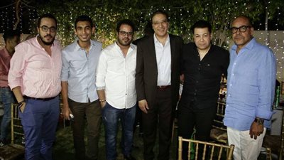 صور| رموز الفن والسياسة في حفل سحور إسلام الغزولي