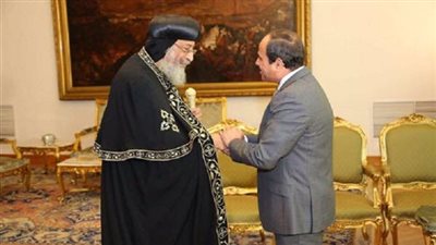 البابا تواضروس يهنئ السيسي بمناسبة عيد الفطر المبارك 2018
