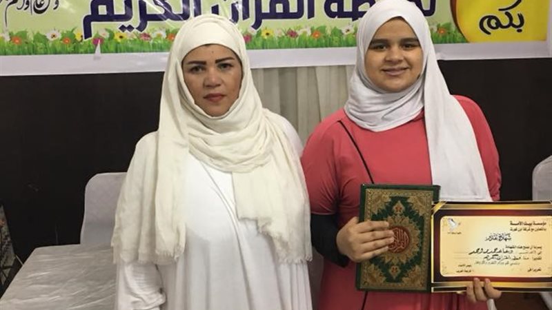 إحدى المتسابقات 