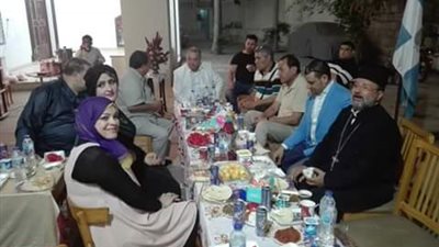 صور| راعى الروم ارثوذوكس بـ دمياط يستضيف أخر سحور رمضان 2018