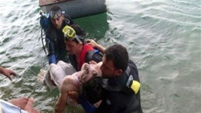 انتشال جثة طالب غرق بترعة نجع حمادي فى سوهاج 