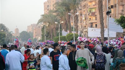 انتهاء صلاة عيد الفطر 2018 بمسجد عمرو بن العاص 