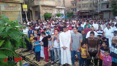 صور| أجواء صلاة عيد الفطر 2018 بـ ميدان وصفي في المنصورة