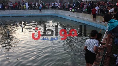 صور| أجواء احتفالية بميدان مصطفى محمود في أول أيام عيد الفطر 2018