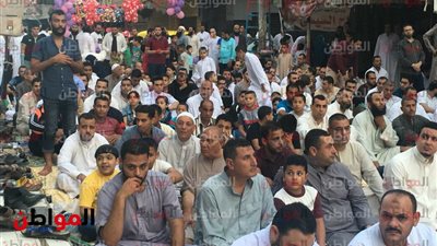 صور| الألاف من أهالى كفر الشيخ يؤدون صلاة عيد الفطر 2018
