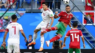 صور.. مباراة إيران والمغرب في مونديال روسيا 2018