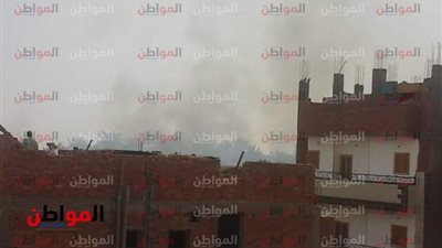 صور| اندلاع حريق هائل بمنطقة عين الشيخ بالخارجة