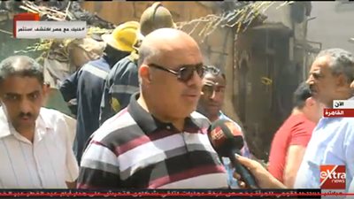 رئيس حي بولاق عقب الحريق : مش هنسيب الناس في الشارع 