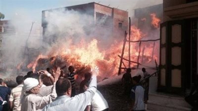 اندلاع الحريق الثالث في حظائر ماشية بواحة الخارجة في الوادي الجديد