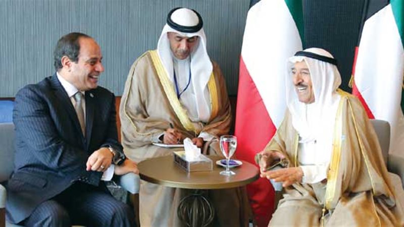صباح الأحمد - السيسي
