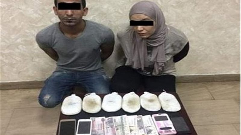ضبط ربة منزل وشقيقها